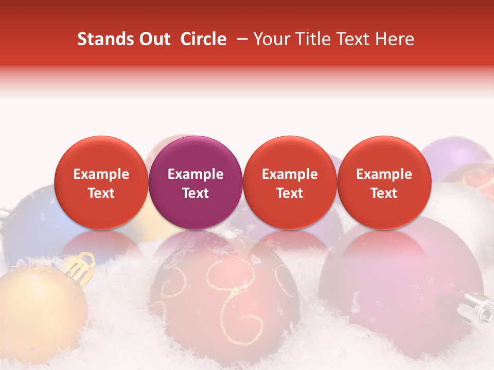 Decorate Object Merry PowerPoint Template