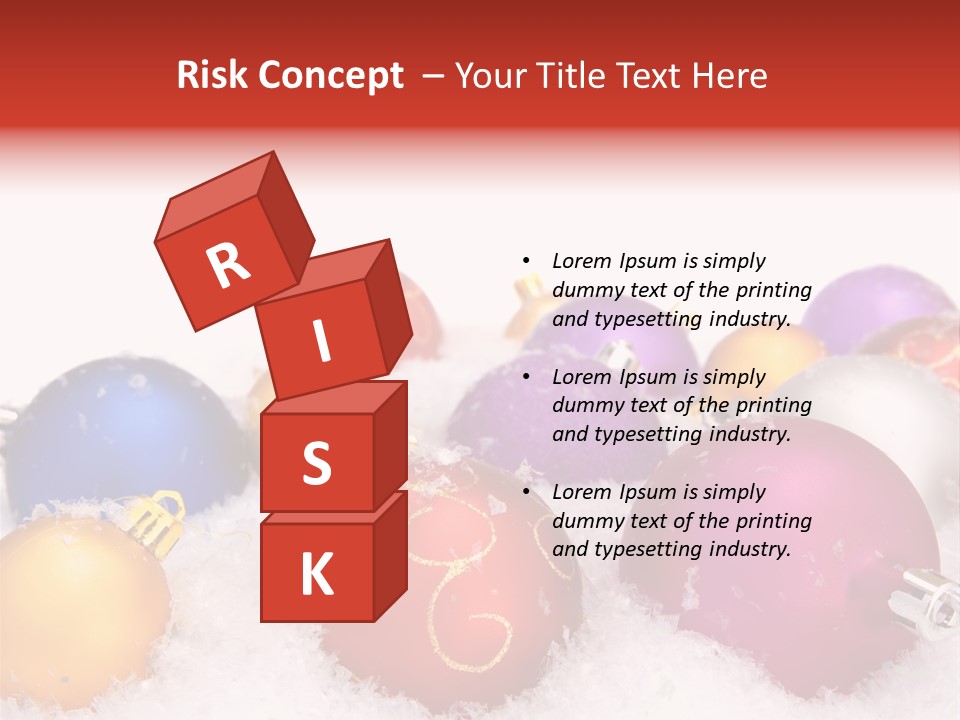 Decorate Object Merry PowerPoint Template