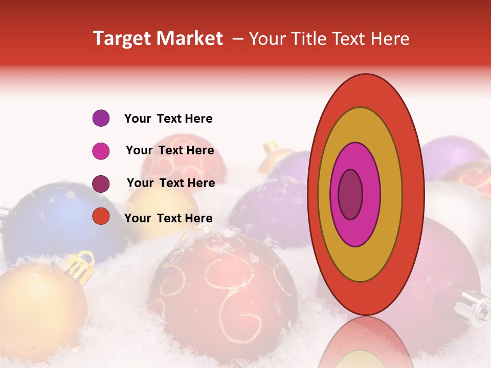 Decorate Object Merry PowerPoint Template