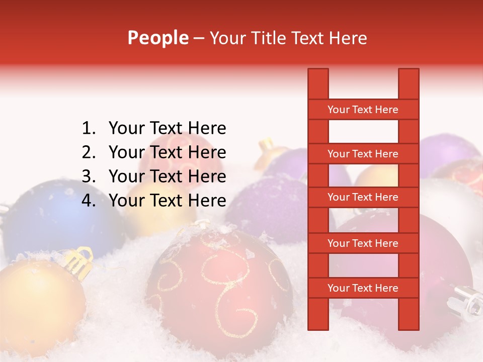 Decorate Object Merry PowerPoint Template