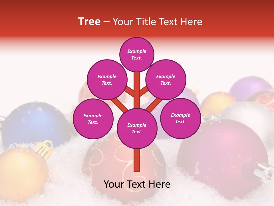 Decorate Object Merry PowerPoint Template