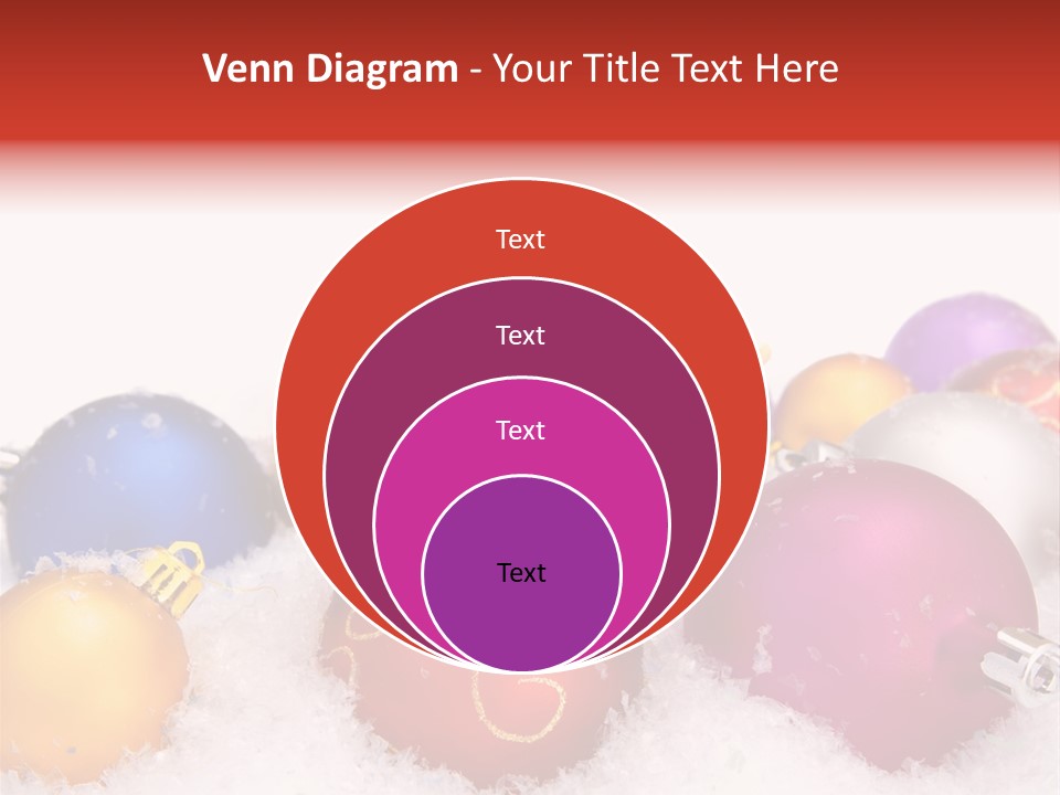 Decorate Object Merry PowerPoint Template