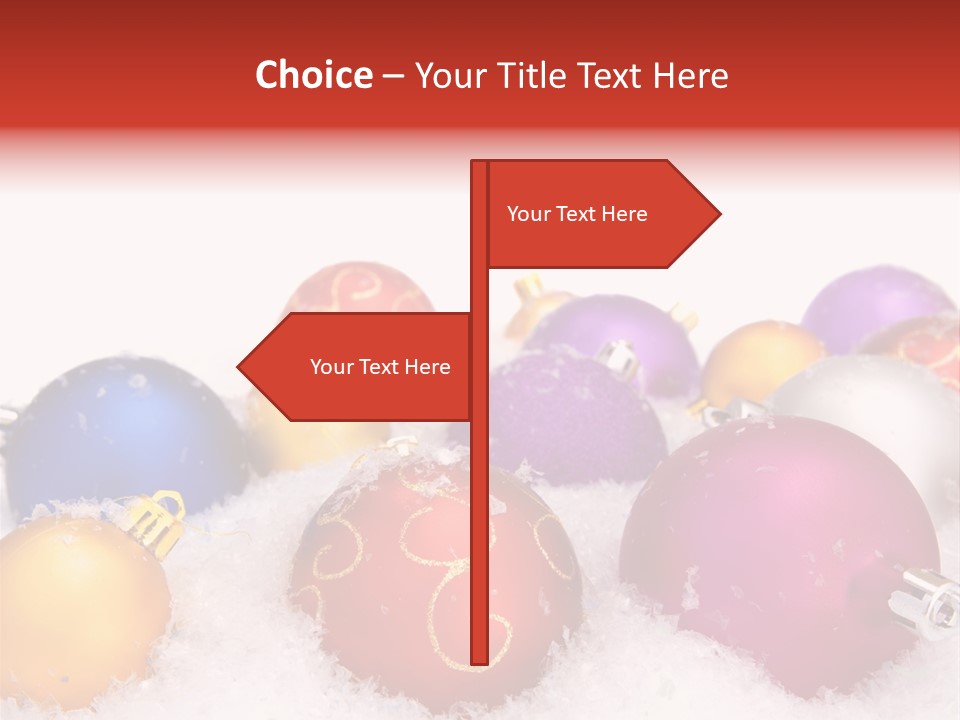 Decorate Object Merry PowerPoint Template