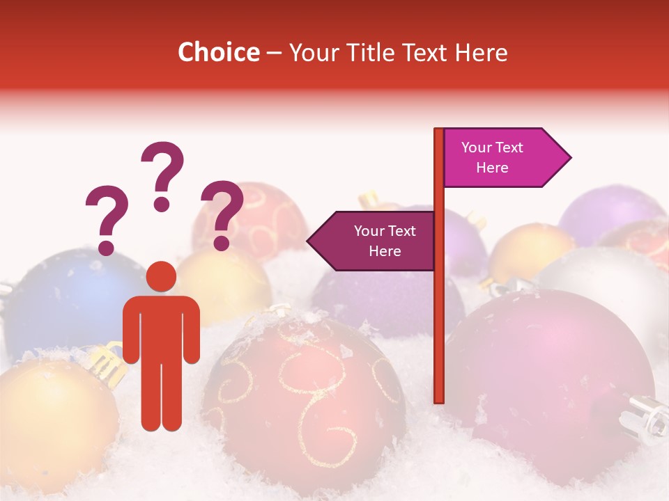 Decorate Object Merry PowerPoint Template