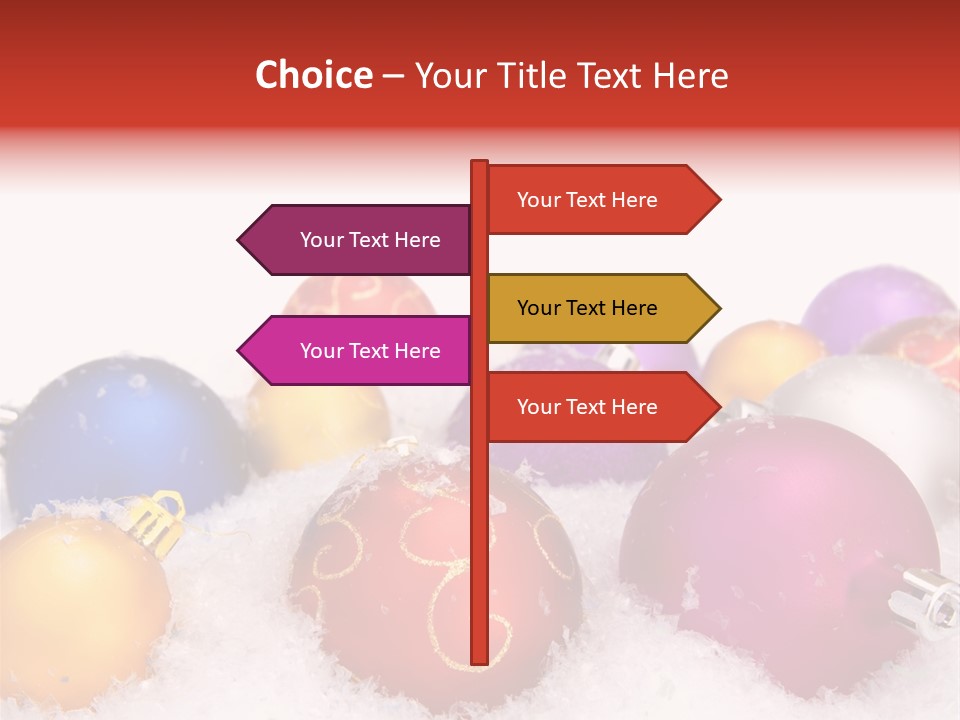 Decorate Object Merry PowerPoint Template