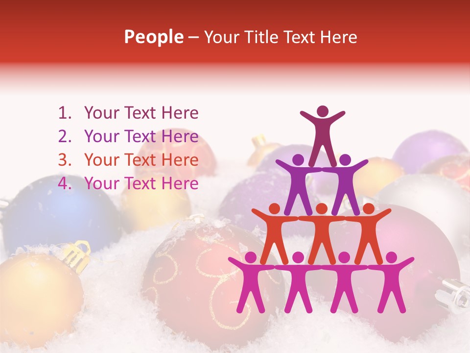 Decorate Object Merry PowerPoint Template