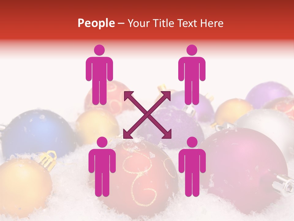 Decorate Object Merry PowerPoint Template