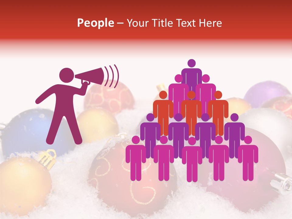 Decorate Object Merry PowerPoint Template