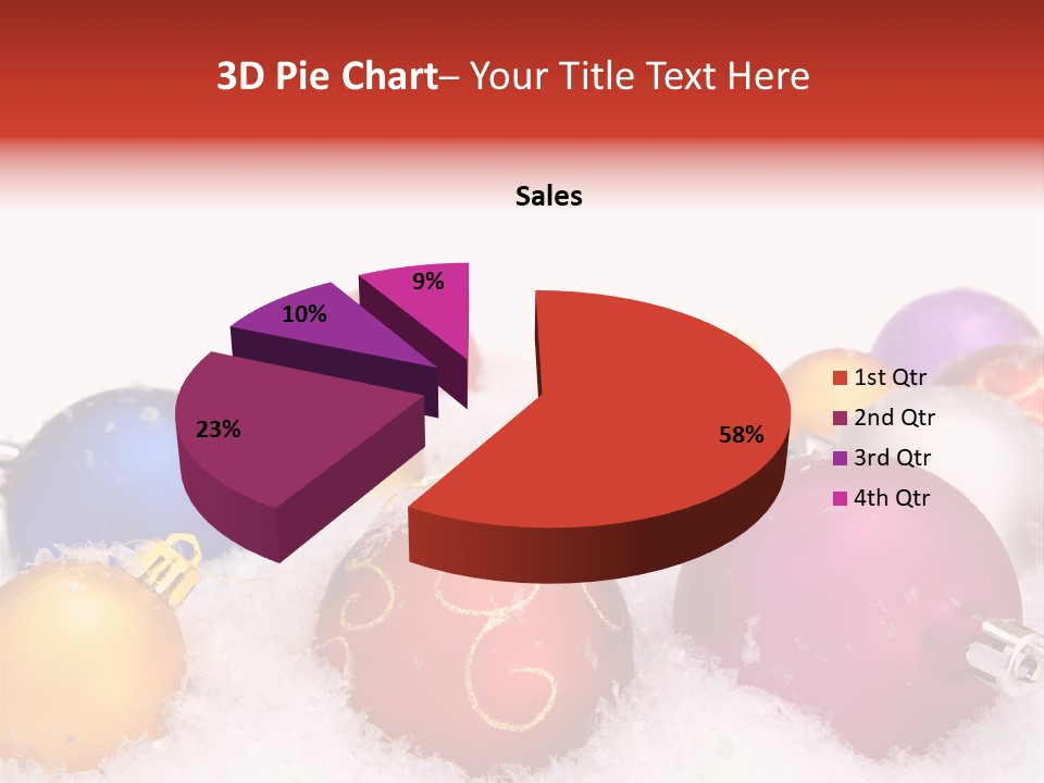 Decorate Object Merry PowerPoint Template