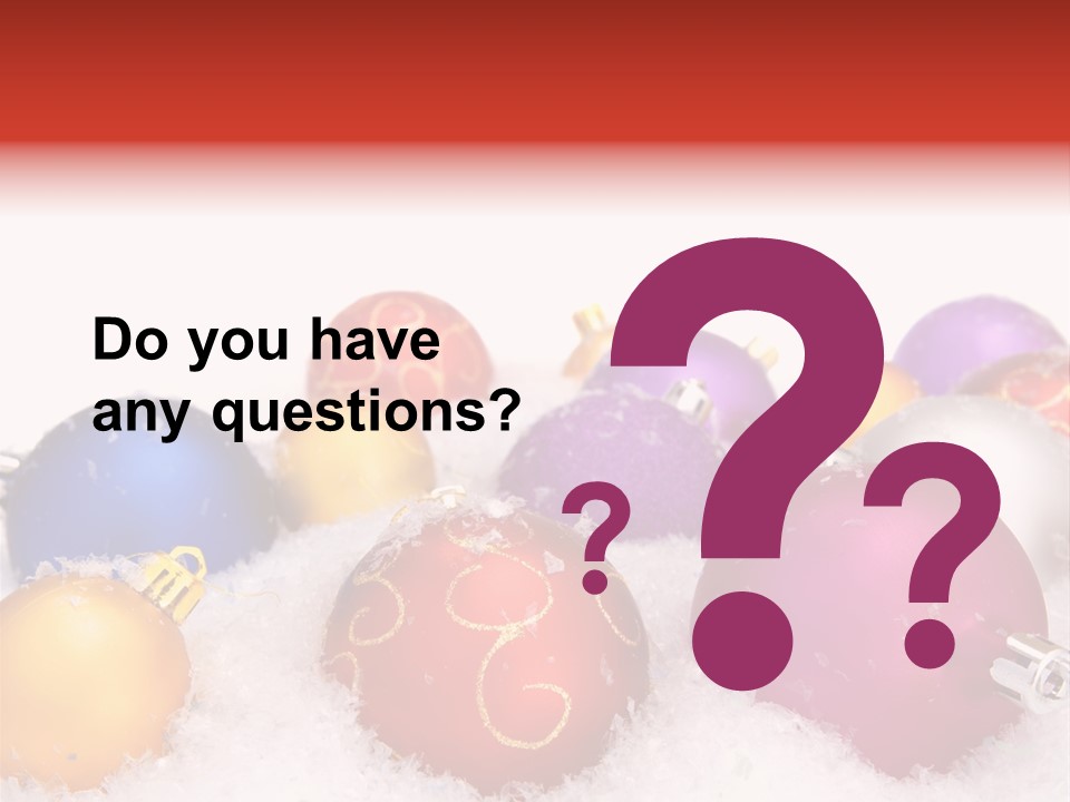 Decorate Object Merry PowerPoint Template