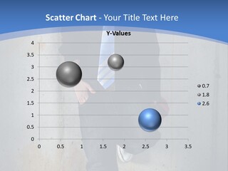 One Caucasian Person PowerPoint Template