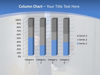 One Caucasian Person PowerPoint Template