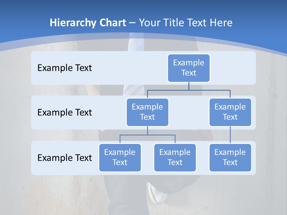One Caucasian Person PowerPoint Template