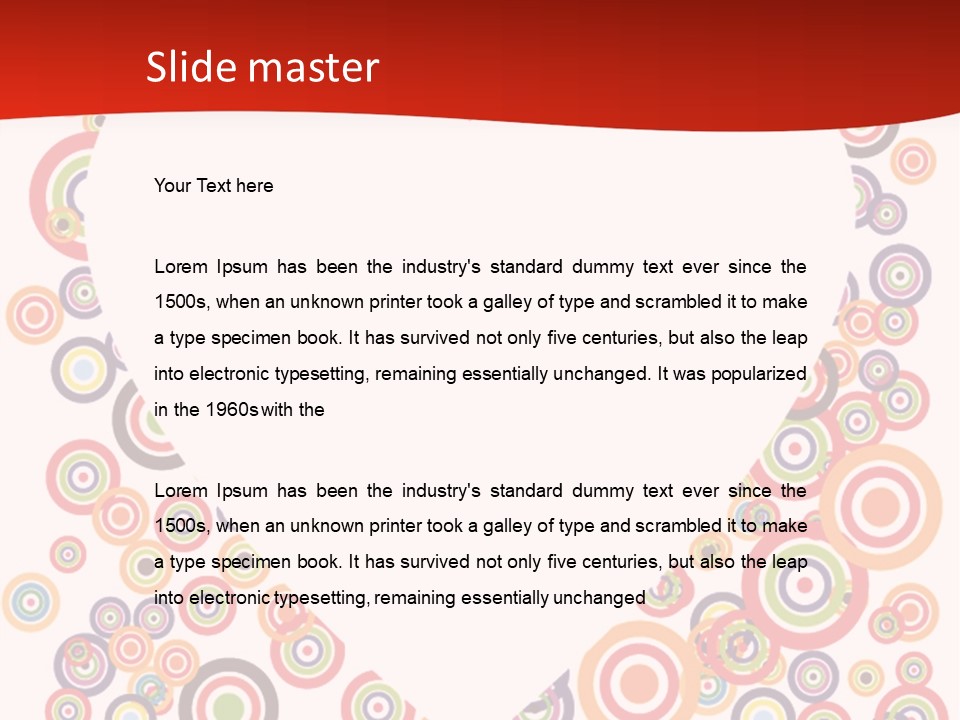 Romance Symbol Ornate PowerPoint Template