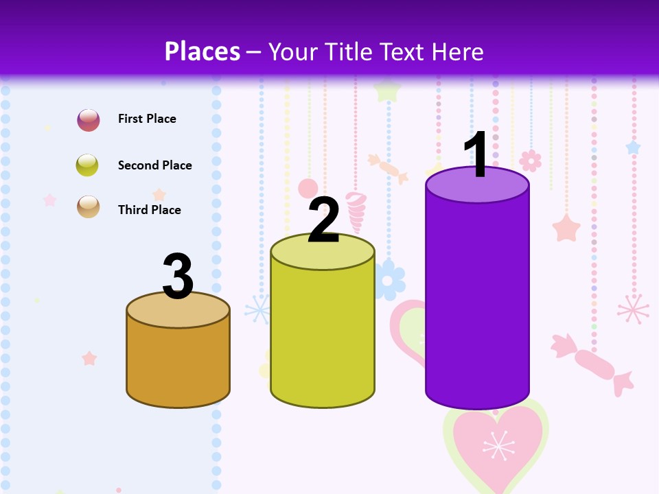 Candy Love Background PowerPoint Template