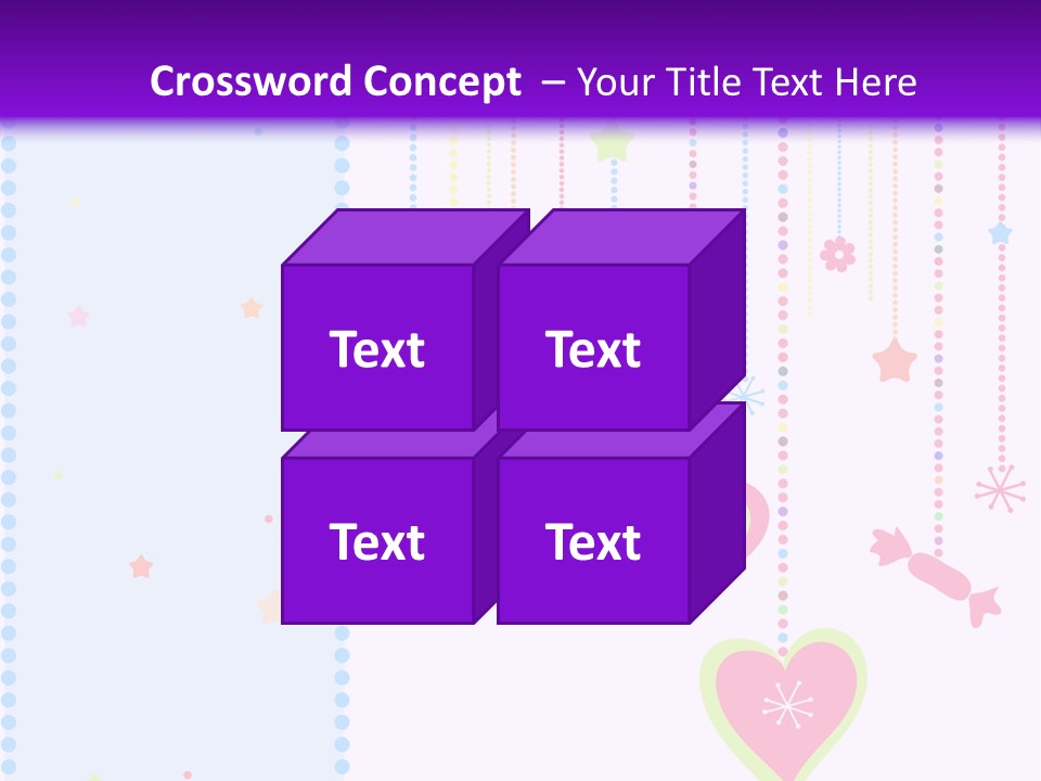 Candy Love Background PowerPoint Template