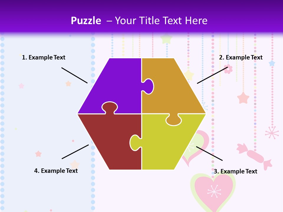 Candy Love Background PowerPoint Template