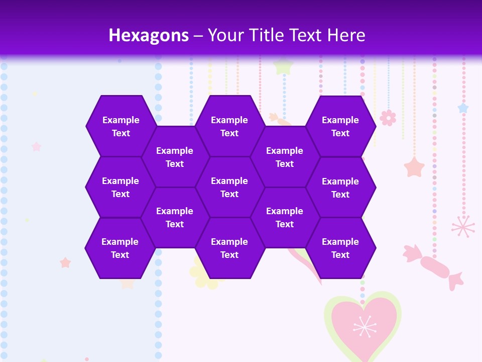 Candy Love Background PowerPoint Template