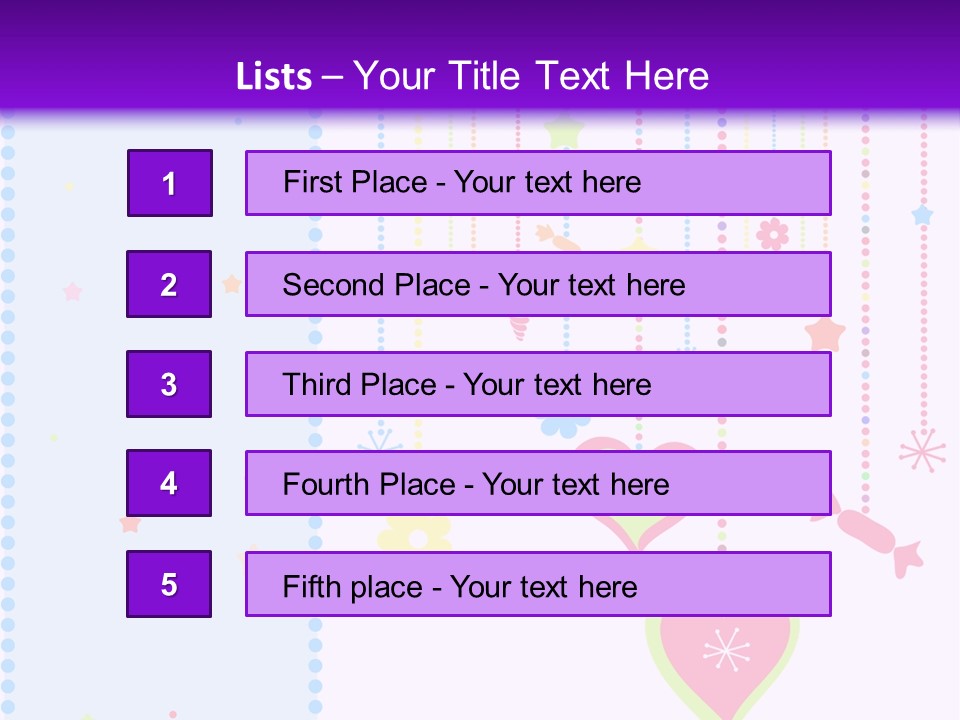 Candy Love Background PowerPoint Template