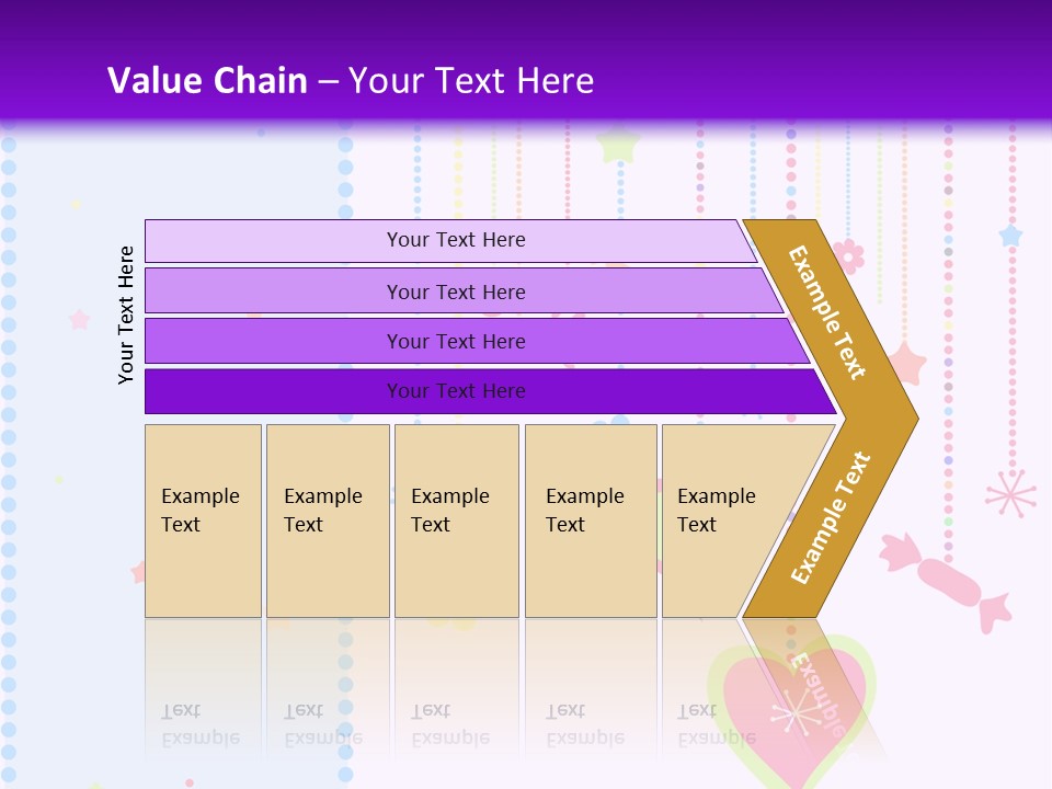 Candy Love Background PowerPoint Template