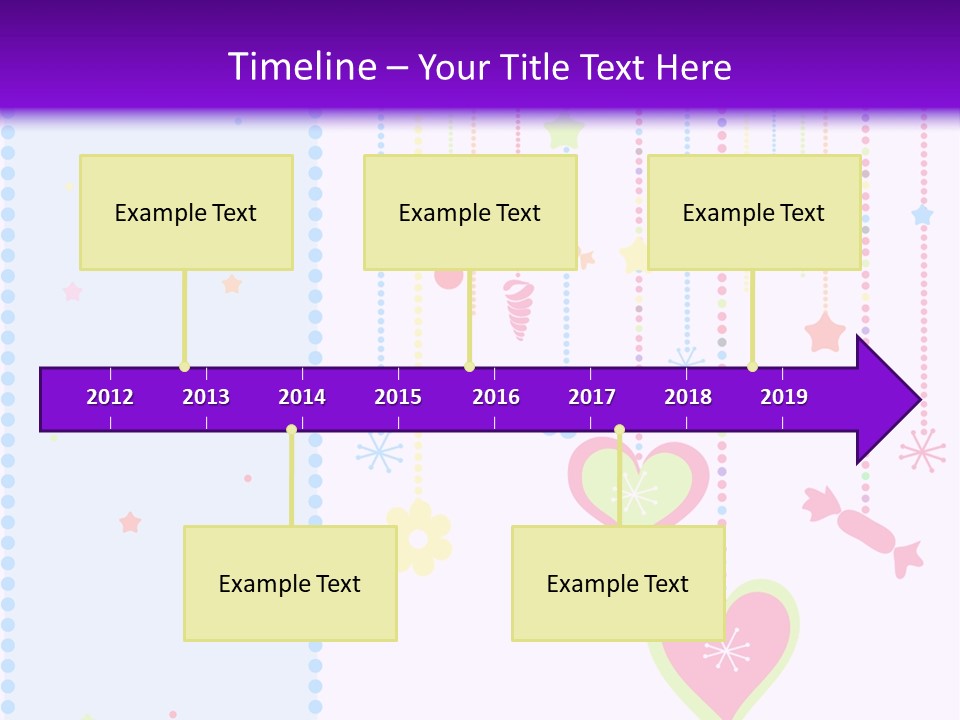 Candy Love Background PowerPoint Template