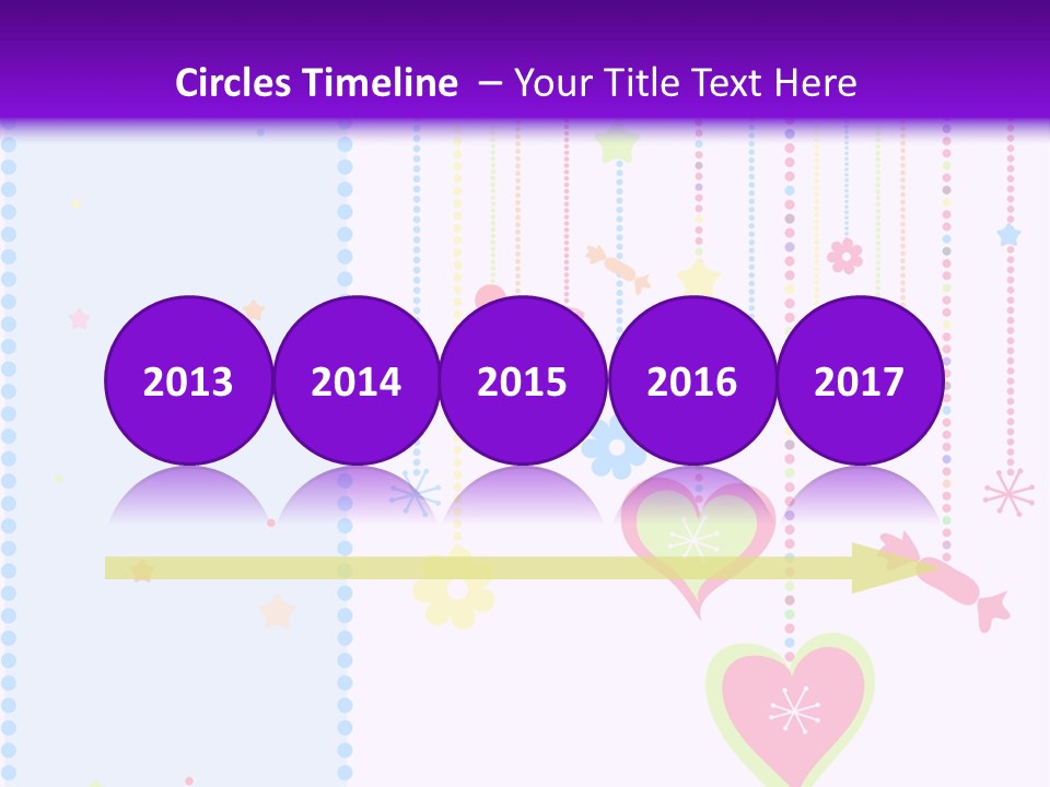 Candy Love Background PowerPoint Template