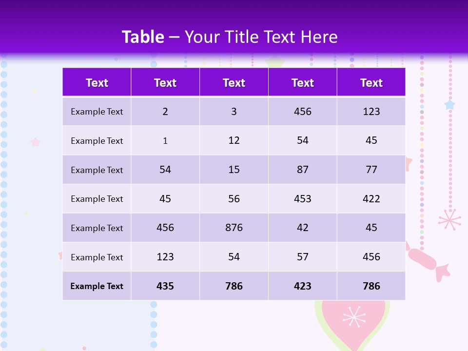 Candy Love Background PowerPoint Template