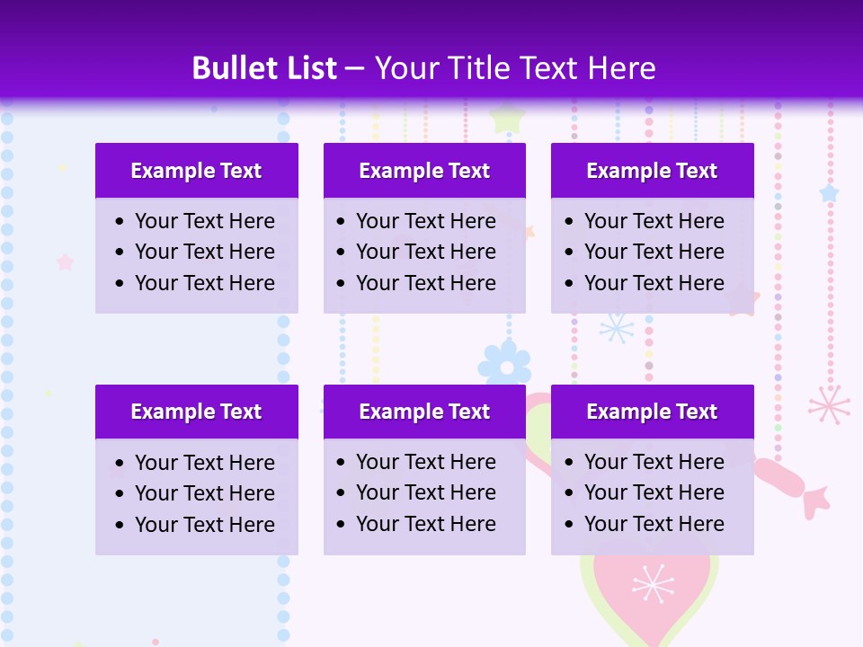 Candy Love Background PowerPoint Template