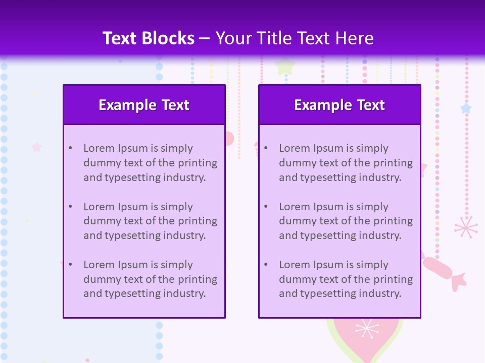 Candy Love Background PowerPoint Template