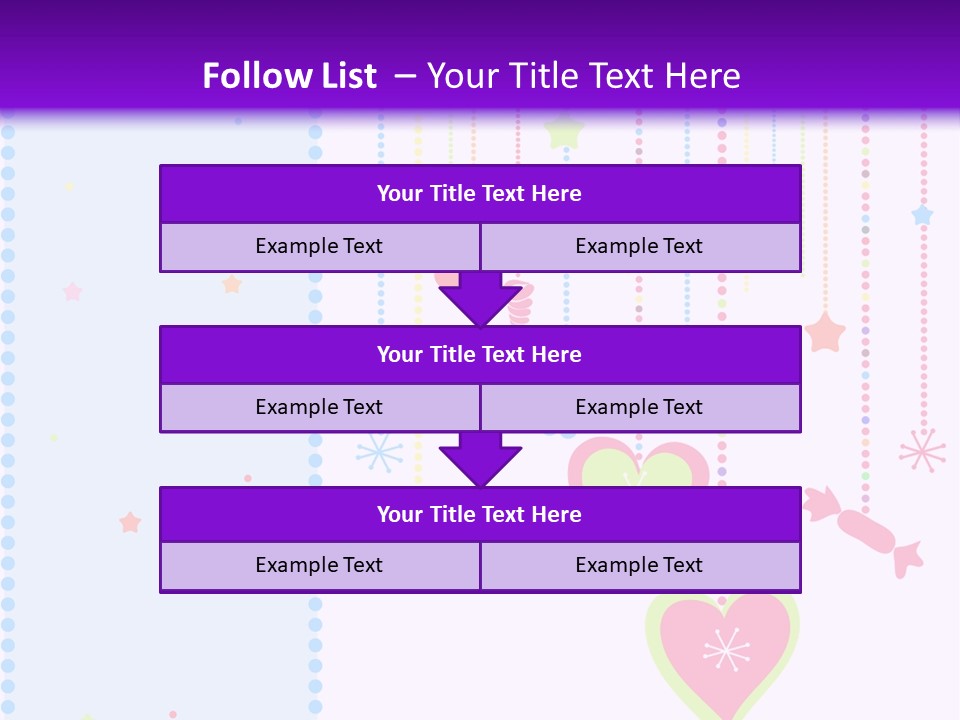 Candy Love Background PowerPoint Template