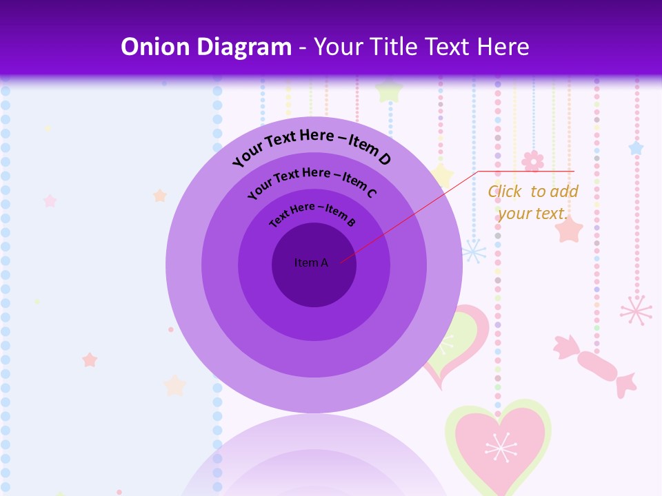 Candy Love Background PowerPoint Template