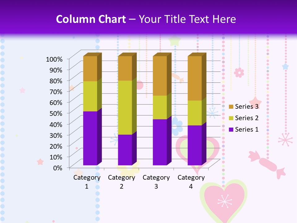 Candy Love Background PowerPoint Template