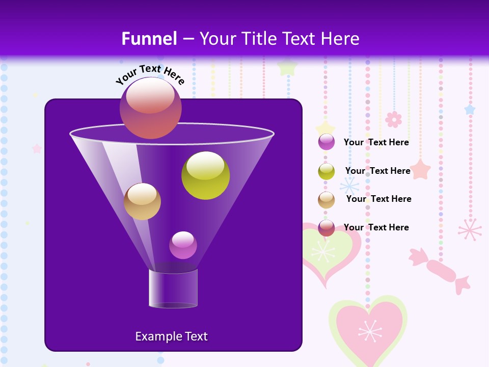 Candy Love Background PowerPoint Template