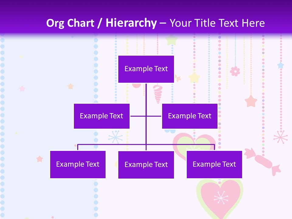 Candy Love Background PowerPoint Template