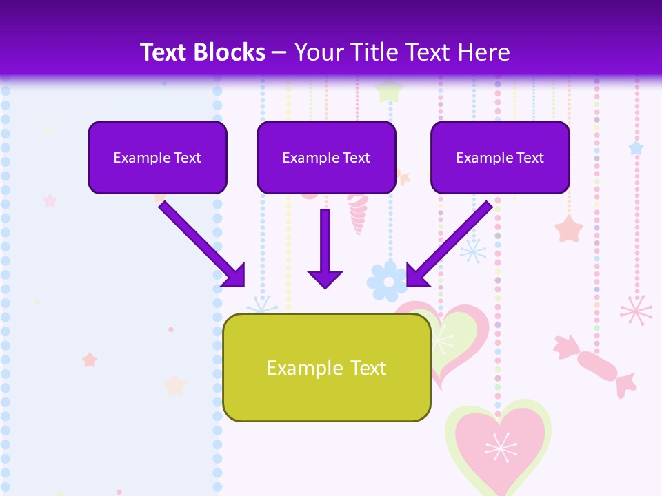 Candy Love Background PowerPoint Template