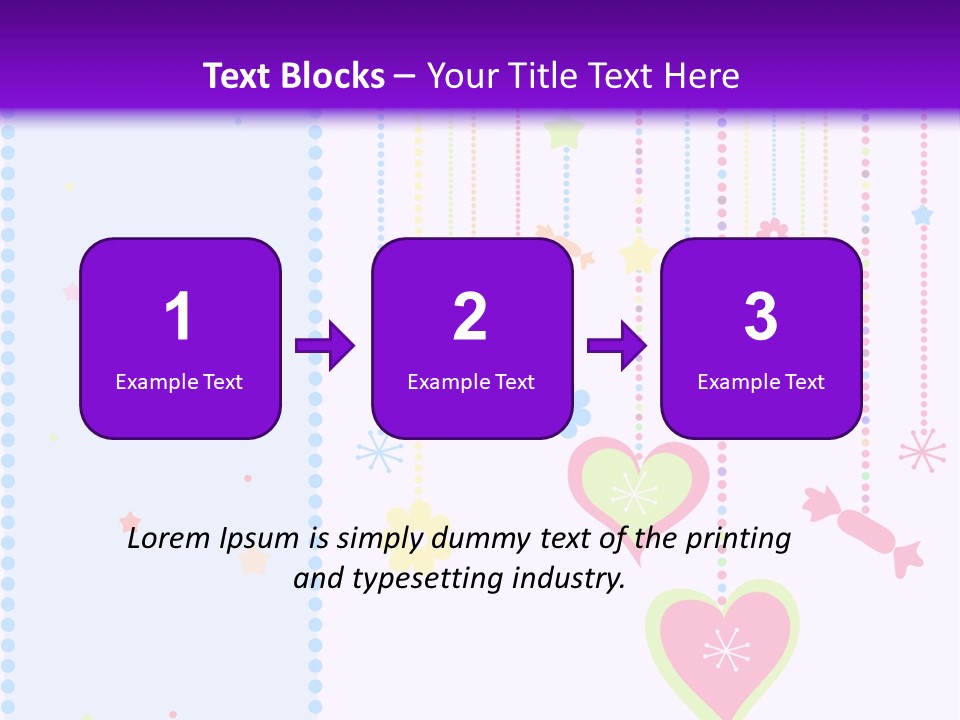 Candy Love Background PowerPoint Template