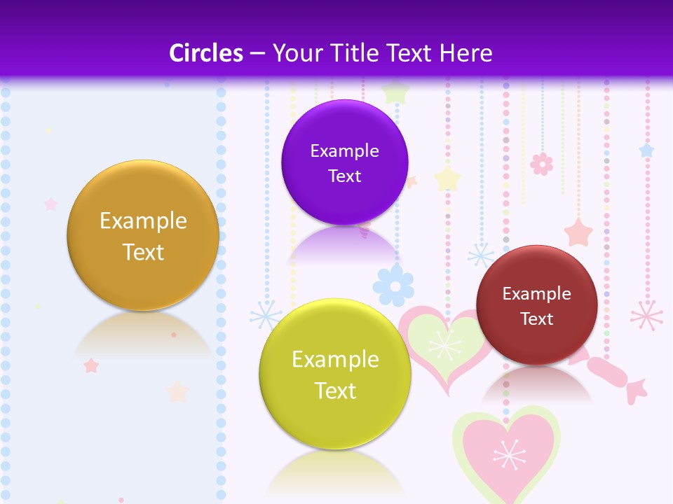 Candy Love Background PowerPoint Template