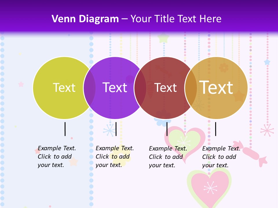 Candy Love Background PowerPoint Template