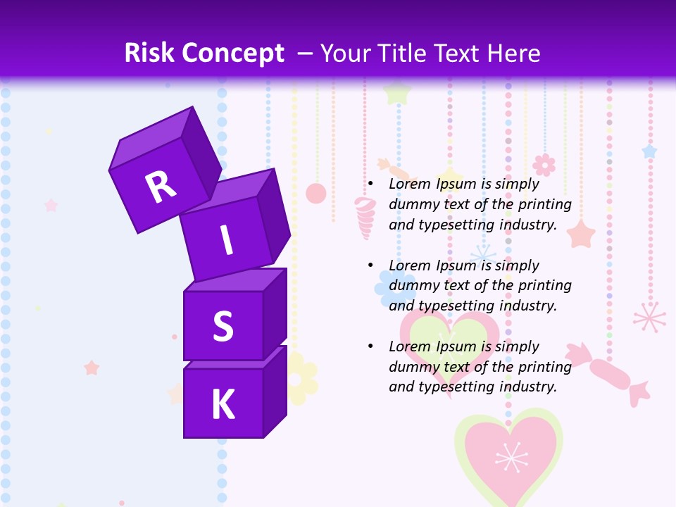 Candy Love Background PowerPoint Template