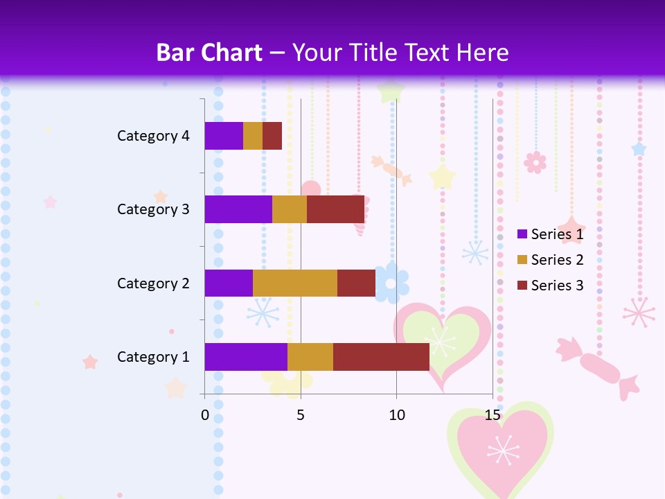Candy Love Background PowerPoint Template