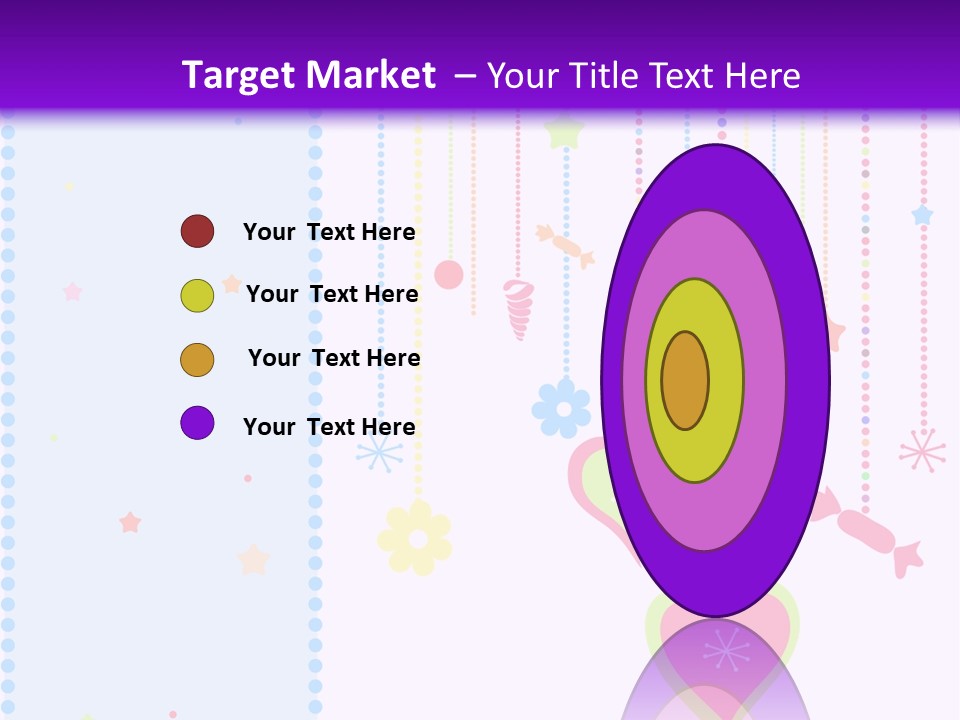 Candy Love Background PowerPoint Template