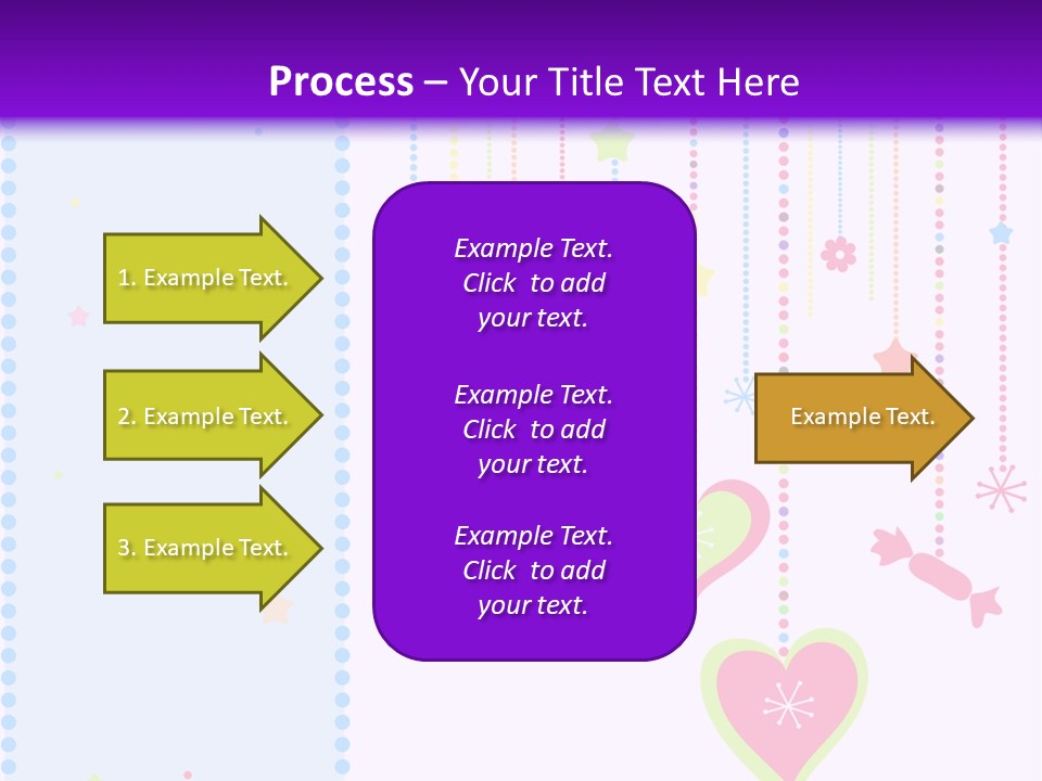 Candy Love Background PowerPoint Template