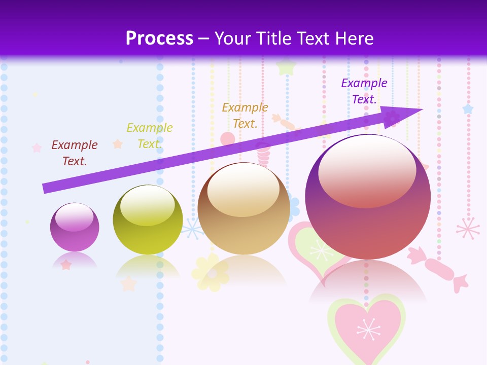 Candy Love Background PowerPoint Template