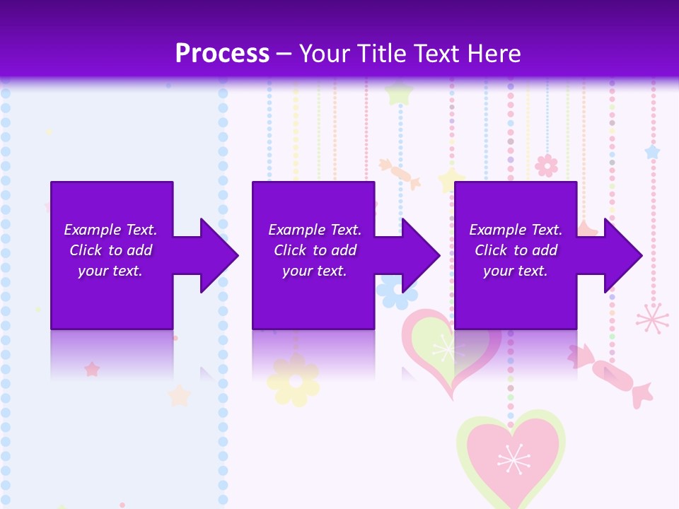 Candy Love Background PowerPoint Template