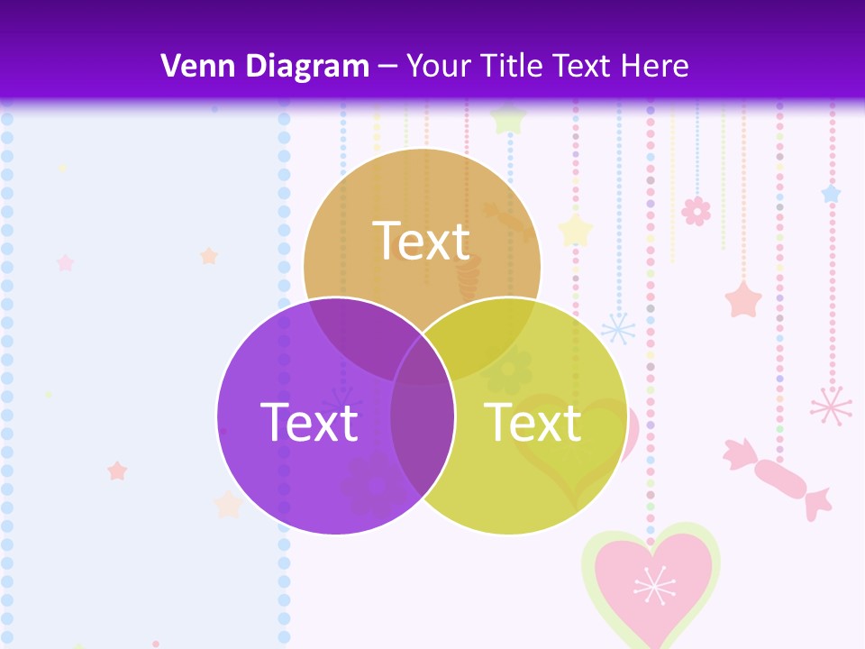 Candy Love Background PowerPoint Template