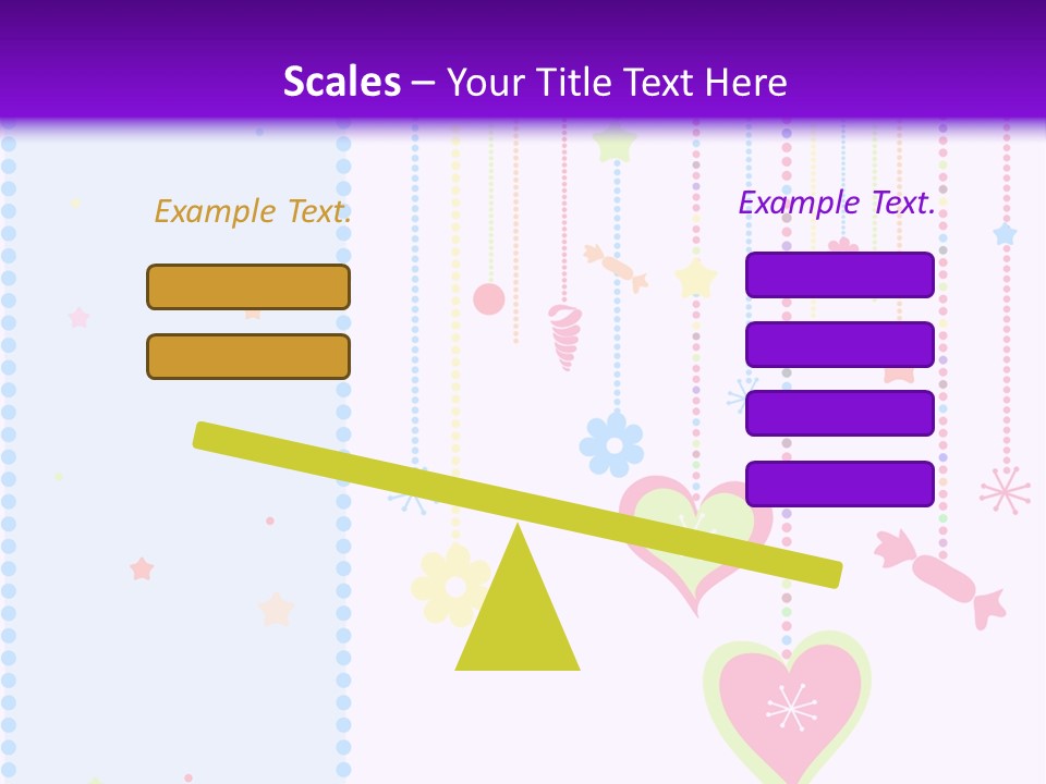 Candy Love Background PowerPoint Template