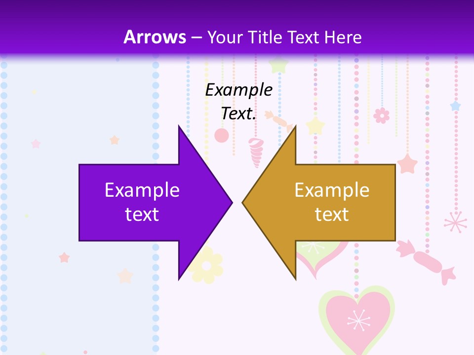 Candy Love Background PowerPoint Template