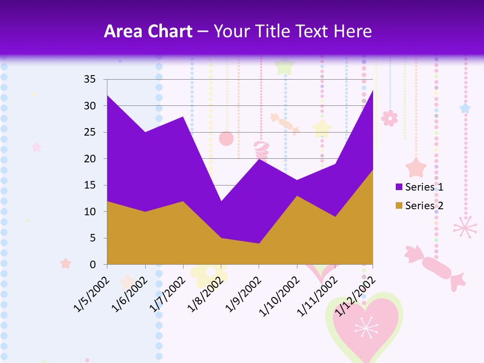 Candy Love Background PowerPoint Template