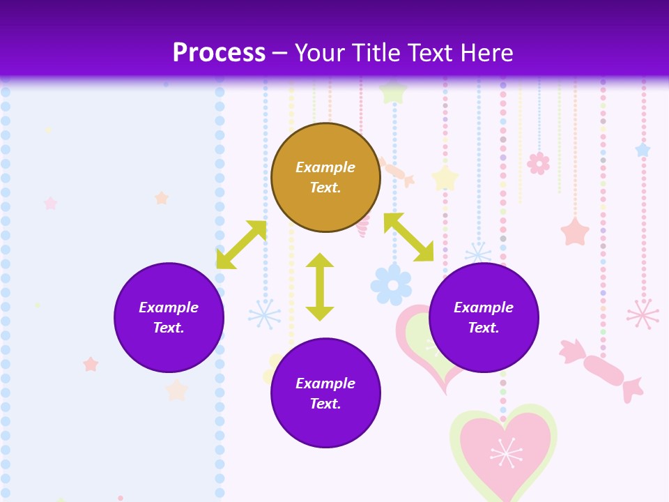 Candy Love Background PowerPoint Template