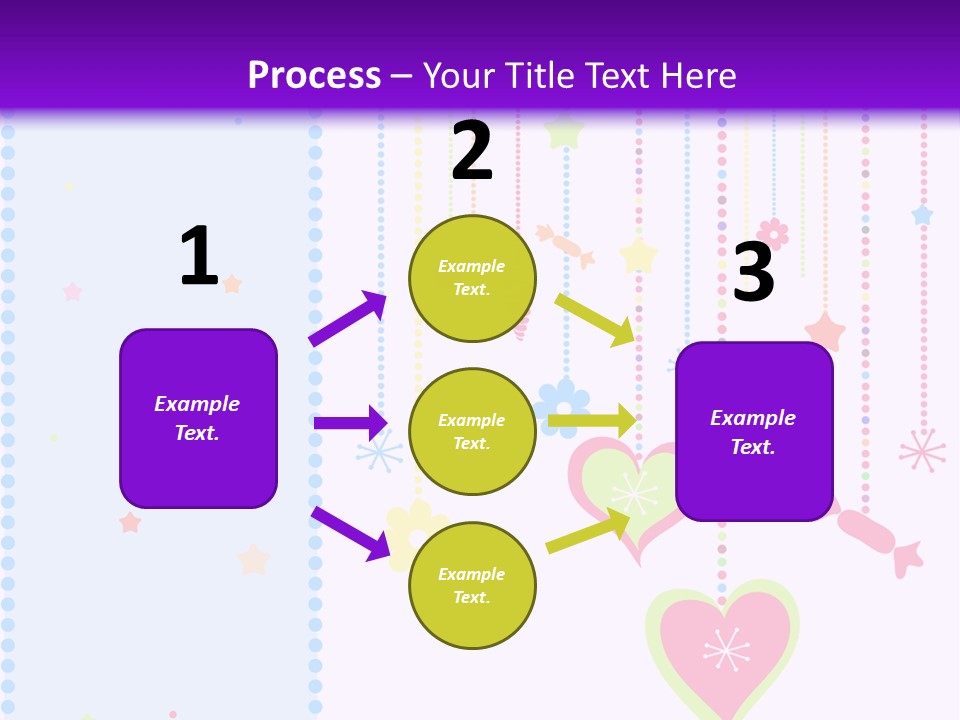 Candy Love Background PowerPoint Template